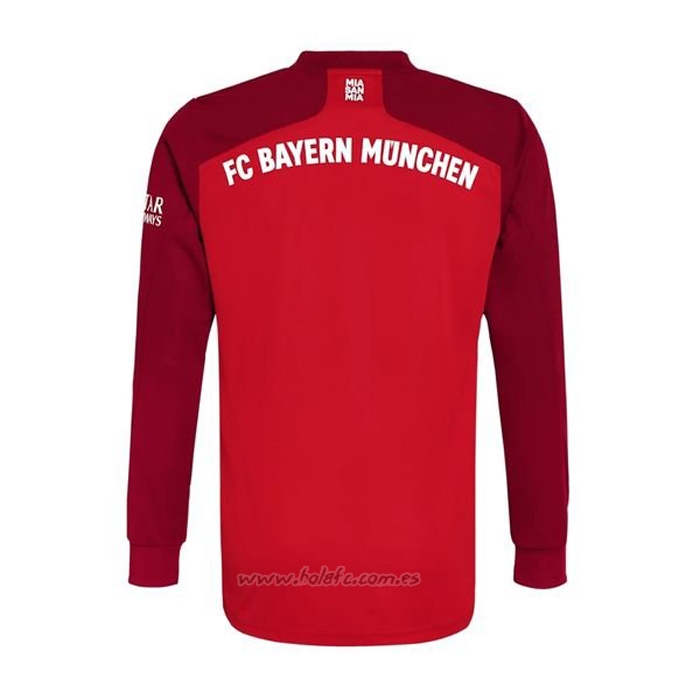 Camiseta Bayern Munich Primera Manga Larga 2021-2022